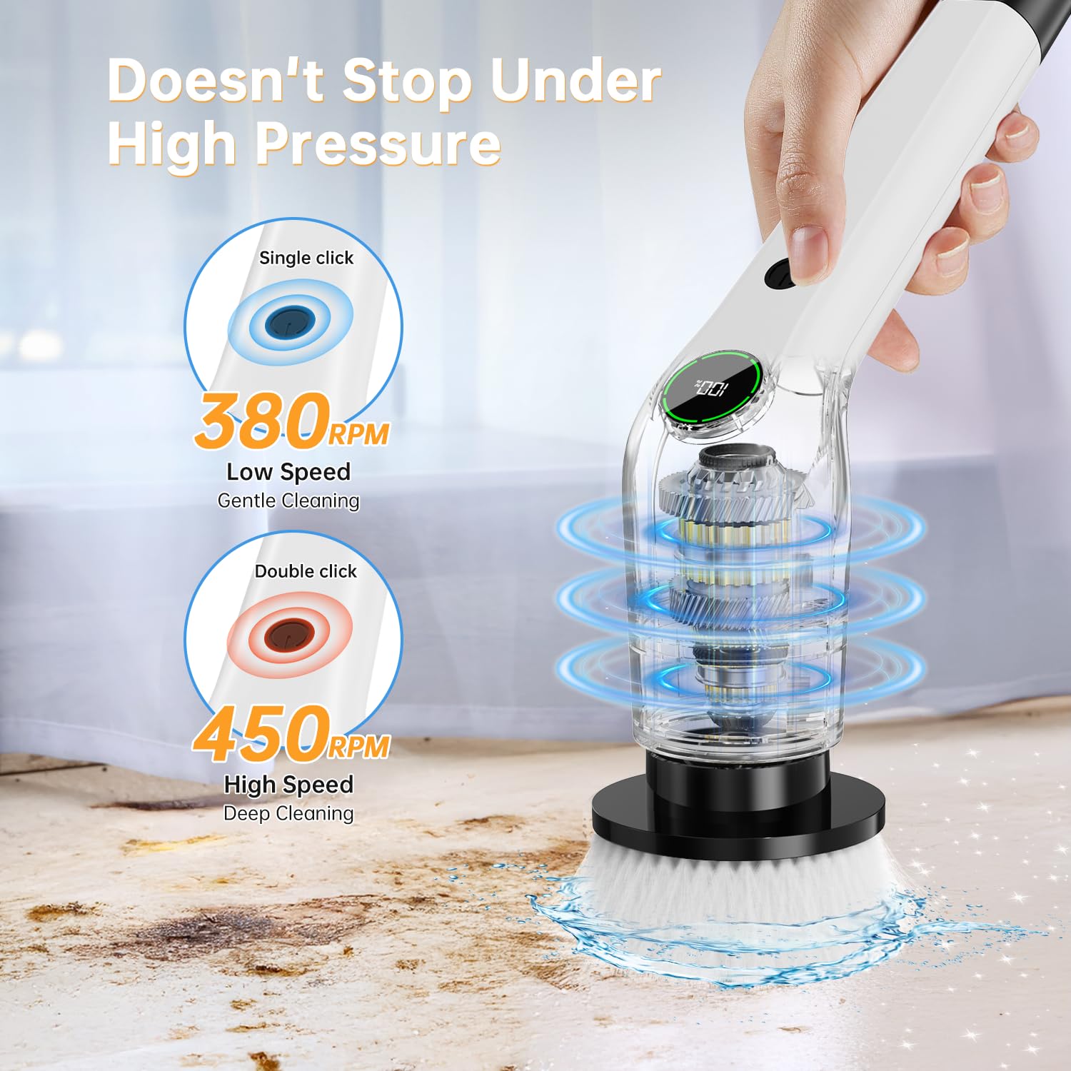 9-in-1 Cordless Electric Spin Scrubber — Clean Smarter, Not Harder