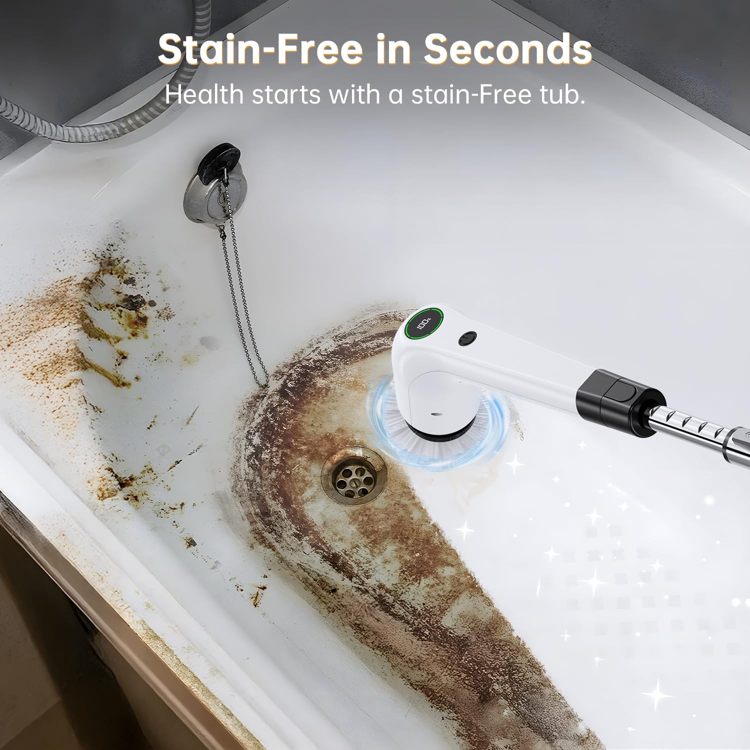 9-in-1 Cordless Electric Spin Scrubber — Clean Smarter, Not Harder